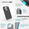 Coque arrière Speck Presidio2 Grip pour Apple iPhone 15 Pro - Gris 10