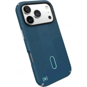 Coque arrière Speck Presidio2 Grip ClickLock avec MagSafe pour Apple iPhone 17 Pro - Bleu