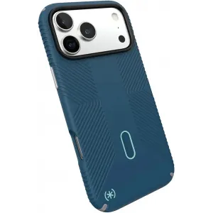 Coque arrière Speck Presidio2 Grip ClickLock avec MagSafe pour Apple iPhone 17 Pro Max - Bleu