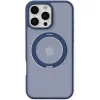 Coque arrière Torras Ostand Pro avec MagSafe pour Apple iPhone 16 Pro Max - Bleu foncé 1