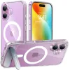Coque arrière Torras Pstand avec MagSafe pour Apple iPhone 16 - Transparent 0