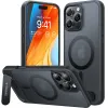 Coque arrière Torras Pstand avec MagSafe pour Apple iPhone 16 Pro Max - Noir 1