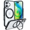 Coque arrière Torras Ostand R Fusion avec MagSafe pour Apple iPhone 16 Plus - Noir 0