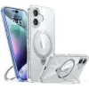 Coque arrière Torras Ostand Spin avec MagSafe pour Apple iPhone 16 Plus - Transparent 0