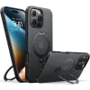Coque arrière Torras Ostand Spin avec MagSafe pour Apple iPhone 16 Pro - Noir 0