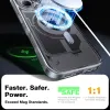 Coque arrière Torras Diamond avec MagSafe pour Apple iPhone 16 Plus - Transparent 4