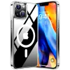 Coque arrière Torras Diamond avec MagSafe pour Apple iPhone 15 - Transparent 0
