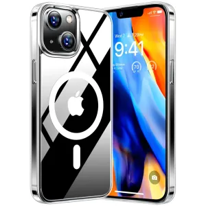 Coque arrière Torras Diamond avec MagSafe pour Apple iPhone 15 - Transparent