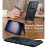 Coque arrière Torras Pstand avec MagSafe pour Samsung Galaxy S24 - Noir 5