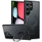 Coque arrière Torras Ostand Spin avec MagSafe pour Samsung Galaxy S24 Ultra - Noir