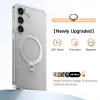Coque arrière Torras Ostand Spin avec MagSafe pour Samsung Galaxy S25 Plus - Transparent 4
