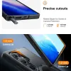 Coque arrière Torras Ostand Spin avec MagSafe pour Samsung Galaxy S25 Ultra - Noir 5