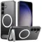 Coque arrière Torras Pstand avec MagSafe pour Samsung Galaxy S25 Plus - Transparent