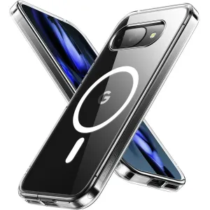 Coque arrière Torras Diamond avec MagSafe pour Google Pixel 9a - Transparent