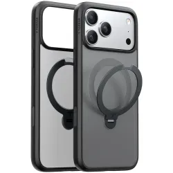 Coque arrière Torras Ostand Spin avec MagSafe pour Apple iPhone 17 Pro - Noir