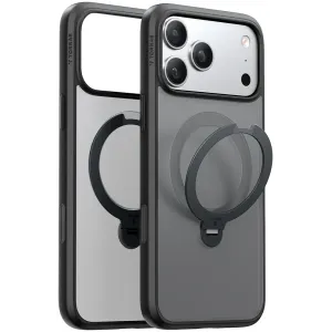 Coque arrière Torras Ostand Spin avec MagSafe pour Apple iPhone 17 Pro - Noir