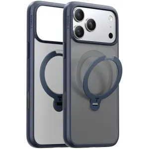 Coque arrière Torras Ostand Spin avec MagSafe pour Apple iPhone 17 Pro Max - Bleu foncé