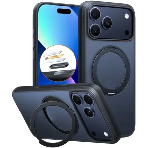 Coque arrière Torras Ostand Pro avec MagSafe pour Apple iPhone 17 Pro - Noir