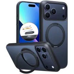 Coque arrière Torras Ostand Pro avec MagSafe pour Apple iPhone 17 Pro Max - Noir