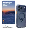 Coque arrière Torras Ostand Spin Air avec MagSafe pour Apple iPhone 17 Pro Max - Bleu foncé 2
