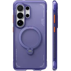 Coque arrière Torras Ostand Spin Air avec MagSafe pour Samsung Galaxy S26 Ultra - Violet foncé