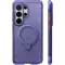 Coque arrière Torras Ostand Spin Air avec MagSafe pour Samsung Galaxy S26 Ultra - Violet foncé