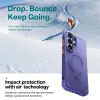 Coque arrière Torras Ostand Spin Air avec MagSafe pour Samsung Galaxy S26 Ultra - Violet foncé 4