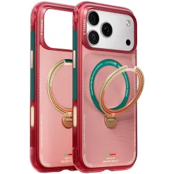 Coque arrière Torras Ostand Q3 Air avec MagSafe pour Apple iPhone 17 Pro - Wave of Passion