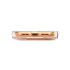 Coque arrière UNIQ Heldro Air MagClick MagSafe pour Apple iPhone 17 Pro - Transparent/Orange 5