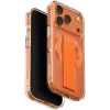 Coque arrière UNIQ Heldro Air MagClick MagSafe pour Apple iPhone 17 Pro Max - Transparent/Orange 0